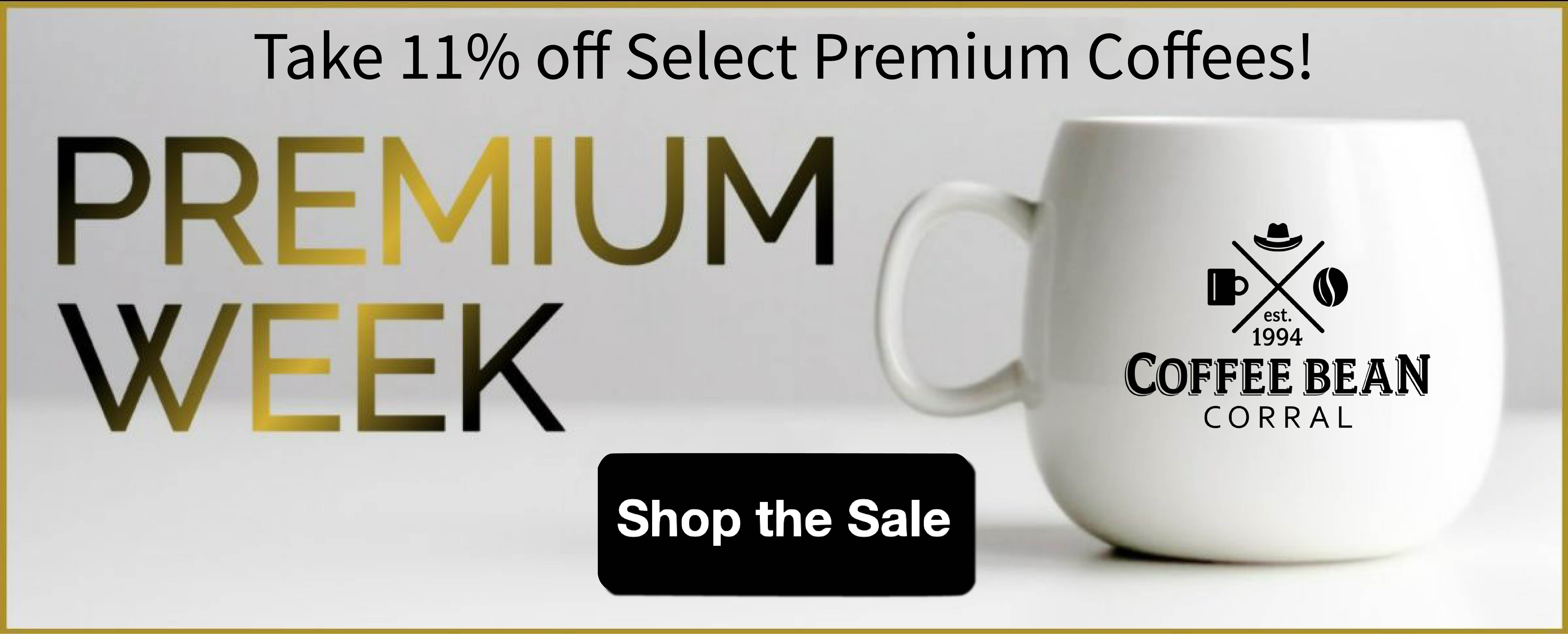 Premium Coffees Sale