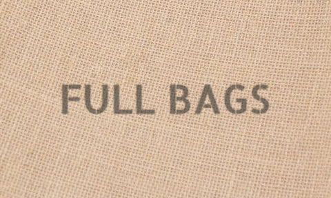 Full Bags of Green Coffee Beans