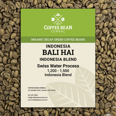 Indonesia: Organic Decaf Bali Hai, Indonesia Blend