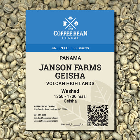 Panama: Janson Farms Geisha, Volcan High Lands