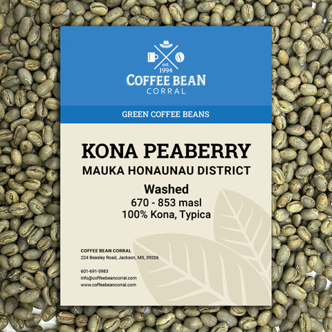 Hawaii: Kona Peaberry, Mauka Honaunau District