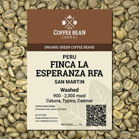 Peru: Organic Finca La Esperanza G1, San Martin