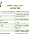 Valenta 3 Deluxe Commercial Roaster, 21 Lbs./Hr.