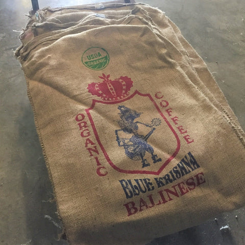 5 Burlap Coffee Bags Mystery Bundle